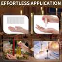 120 Pcs Taper Candle Holder Candle Grips Candle Adhesive Stay Put Candle Grips Adhesive Sticky Dots Candle Inserts for Candle Holder Small Candle Accessories