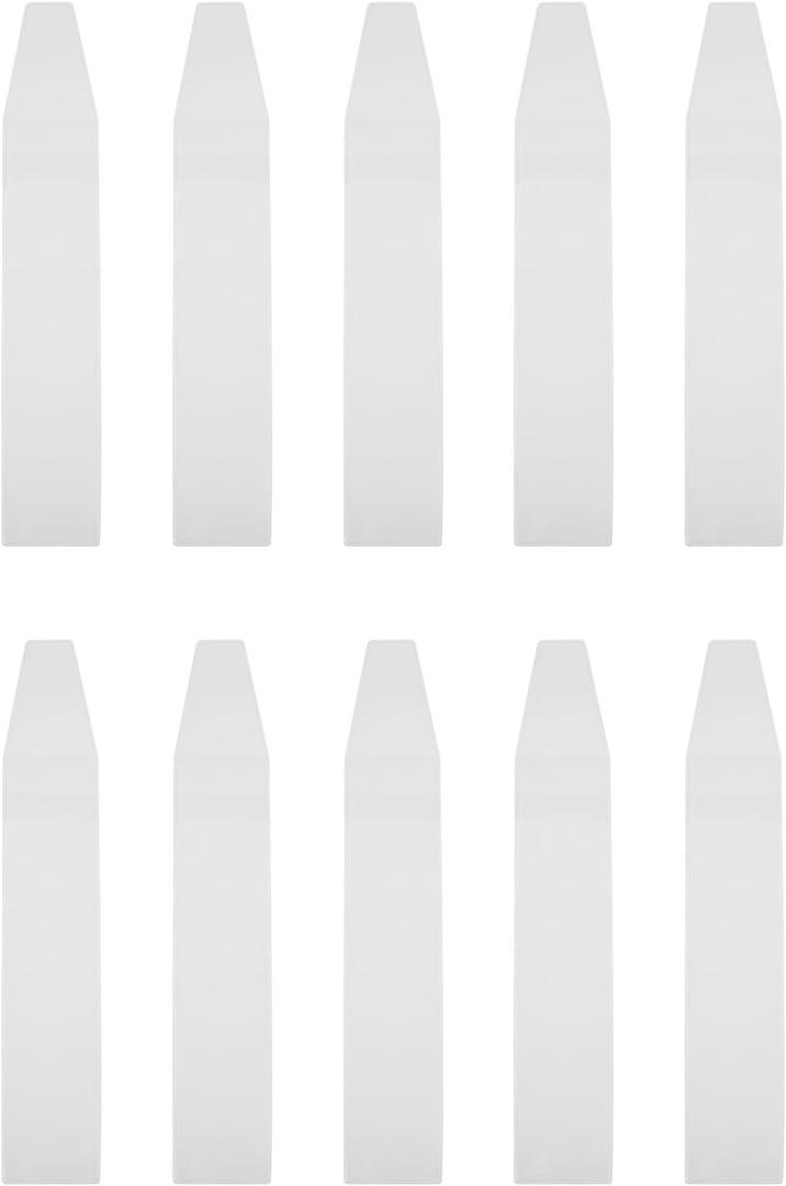 MAGICLULU Makeup Brush Protector Covers 10-Pack Portable Semi-Transparent Brush Bags for Travel Business Trips Outdoor Use Organizer for Foundation and Eyeshadow Brushes Lightweight and Compact
