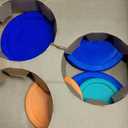 Anchor Hocking 16 Piece Glass Storage Containers with Lids (8 Glass Food Storage Containers & 8 Mixed Blue SnugFit Lids)