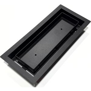 4x10-Breeze-All Metal-Air Vent-Drop in Vent-Textured Black-Elegant Design