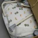 Baby Bassinet,Rocking Bassinet with Waterproof Sheet,3 in 1 Baby Bassinets Bedside Sleeper,6 Height Adjustable Bedside Bassinet for Newborn(Grey)