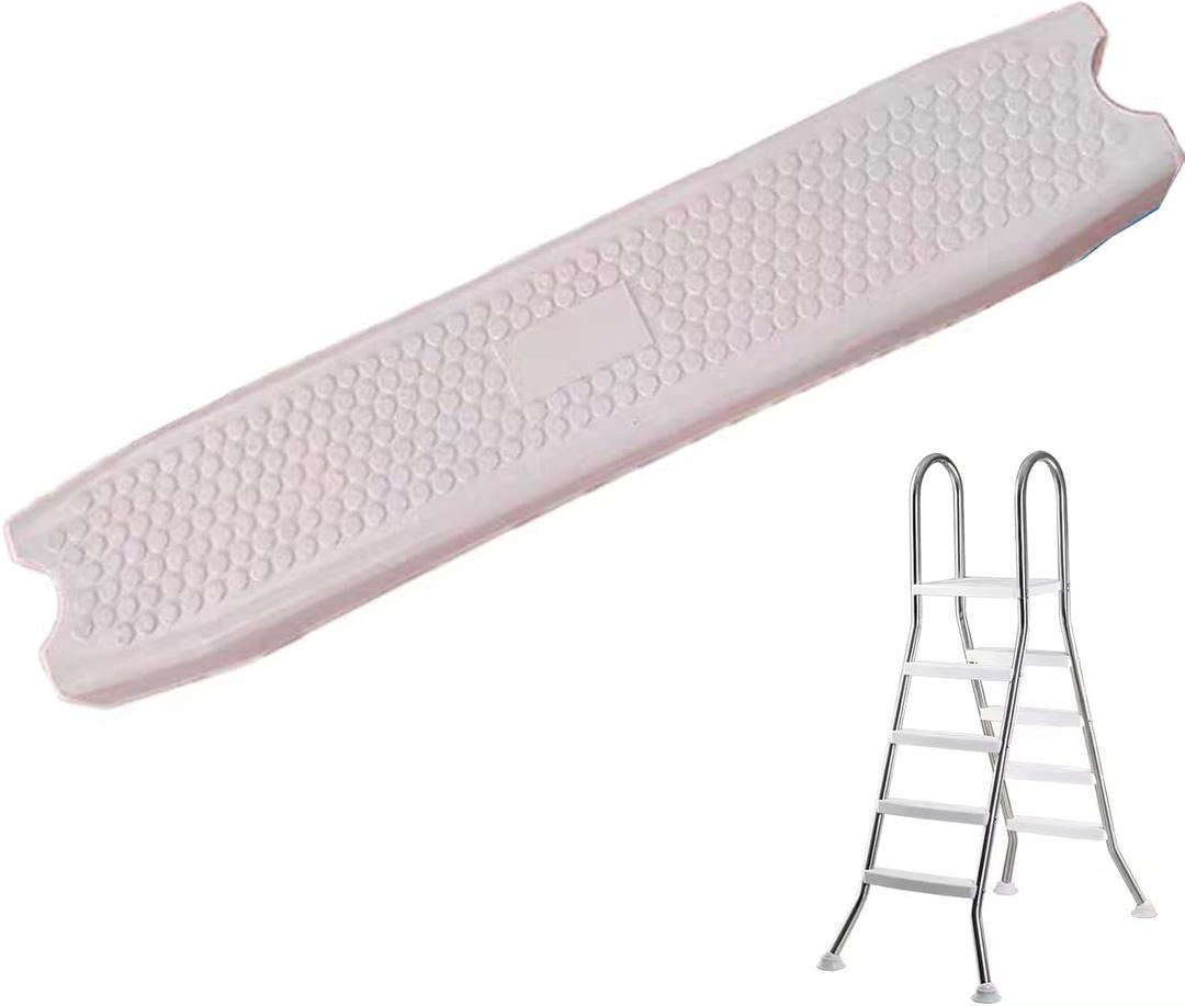 18 inch Universal Pool Ladder Steps Replacement, 500 lbs Weight Capacity Heavy-Duty Molded Plastic Swimming Pool Ladder Rung Step,1pcs