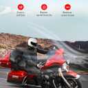 Amazicha 10" Windshield Wave Windscreen Wind Splitter 96-13 Compatible for Harley Davidson Touring Electra Glide Ultra Classic Street Glide Ultra limited Tri Glide FLHT FLHX 1996-2013(Tint)