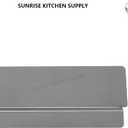 Commercial Stainless Steel Fryer Splash Guard 20.5" x 9.5"