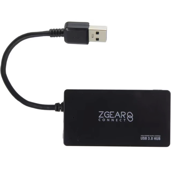 ZGEAR Connect Ultra Slim 4-Port USB Data Hub