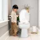 Ingenuity: ity by Ingenuity Flip & Sit Potty Seat 2pk (White) Easy to Set Up & Remove Potty Training Seat That Attaches to Adult Toilet Seat