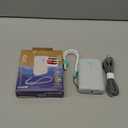 Nimble Champ Portable Charger, 10,000mAh Power Bank Fast Charging, 20W Dual USB-C Battery Pack with Cable, Travel Essential Power Bank for iPhone Laptops Galaxy Tablet Pixel iPad Macbook Kindle Airpod (Luna White)