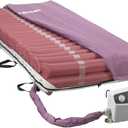 Drive Medical Med-Aire Low Air Loss Mattress Replacement System - Alternating Pressure - Pressure Redistribution Mattress - Moisture Wicking Cover - Home or Facility Use