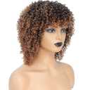 Braided Wigs for Black Women Kinky Curly Synthetic Wigs for Black Women Afro Short Wigs