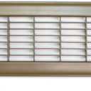 HVAC Premium 6" X 12" or 12" X 6" Heavy Duty Walkable Floor Grille - Fixed Blades Air Grille - Brown [Outer Dimensions: 7.75 X 13.75]