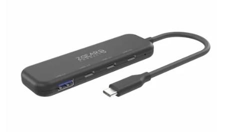 Zgear 4 Port Charging USB C & A