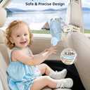 SWEETFULL Misting Stroller Fan Portable Baby Fan with Spray Cooling, 4 Speeds, Quiet Rechargeable Fans for Travel, Outdoor, Golf Cart, Car Seat, Beach (Beige)