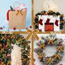 Small Velvet Christmas Bows for Christmas Tree Xmas Decoration Velvet Clip on Bow Ornaments,Home Decor, Wreath, Gift Wrapping, Crafts, Wedding, Party (24, Camel)