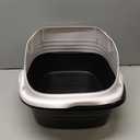 Arm & Hammer Rimmed Cat Litter Box with High Sides and Microban, Made in USA