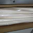 Perfectware Cotton Candy Paper Cones, White, 300 Count