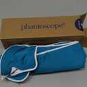 Phantoscope Pack of 2 Outdoor Waterproof Solid Throw Decorative Pillow Cover Decorative Square Outdoor Pillows Cushion Case Patio Pillows for Couch Tent Sunbrella, Teal Blue 18x18 inches 45x45 cm