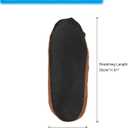 PATIKIL Reusable Shoe Covers, 5 Pair Washable Thickened Boot Shoe Covers Non-Slip Shoe Protectors Covers for Household Office Laboratory, Brown, Suitable for Shoe Sizes: 36-44