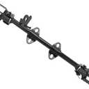 Dirt Bike Foot Pegs, Steel Alloy Footpegs Mount Bracket Compatible with XR50 CRF50 50cc 70cc 110cc 125cc