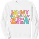 In My Principal Era Groovy Back To School Teacher Life Sweatshirt, Small