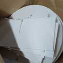 SpaceAid 7 Tier Rotating Shoe Rack Tower, Spinning Shoe Display Lazy Susan, Revolving 360 Shoe Rack Storage Round Carousel, Vertical Handbag Rotate Shoes Closet Organization (7-Tier White)