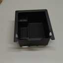 Center Console Organizer Tray Compatible with Mazda 2017-2025 CX-5 CX5 Accessories Armrest Storage Box ABS Console Insert Tray Container (Black Mat)