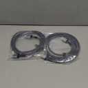 Highwings 8K HDMI Cable 2.1 10FT/3M 2-Pack, 48Gbps High Speed HDMI Cord-Nylon Braided 8K60Hz 4K120Hz 4K144Hz 3D eARC HDR10 4:4:4 HDCP 2.2&2.3 QMS DSC VRR, Compatible for Laptop, Monitor, Roku TV,HDTV (Grey)