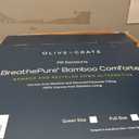 Olive + Crate Bamboo Comforter - Twin XL Duvet Insert, 62"x90" | 100% Bamboo Viscose Outer Cover, Breathable Down Alternative Comforter, Hypoallergenic, All Seasons Plush Design - White