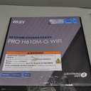 MSI PRO H610M-G WiFi DDR4 ProSeries Motherboard (12th/13th/14th Gen Intel Core, LGA 1700 Socket, DDR4, PCIe 4, 2.5G LAN, SATA 6Gb/s, M.2 Slots, USB 3.2, Wi-Fi 5, Bluetooth 4.2, mATX)