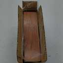 Wooden Napkin Holder with Handles, Square Storage Box, 7.5 x 7.5 x 2.75 inches, Brown
