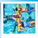Sporti Bubble Swim Cap, Women Protection Bathing Cap, Anti-Slip Interior Grip, Made from Latex/Rubber & Keep Head Warm, Orange