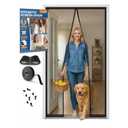 Premium Magnetic Screen Door, Heavy-Duty Reinforced Mesh, Ultra-Dense Weave, Smooth Auto-Close, Pets & Kids – Hands-Free, No-Gap Seal