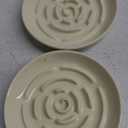 Slow Feeder Cat Bowl Set of 2, Ceramic Slow Feeding Cats Bowl Whisker Friendly, Anti Vomiting Cat Feeder for Dry and Wet FoodFun Maze Interactive Bloat Stop Puzzle Bowls for Healthy Eating Diet (cream)