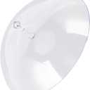 Honio Large Diameter Bird Feeder - Easy Installation, Clear Acrylic with Protective Dome