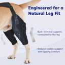 Dog Knee Brace for Torn ACL Hind Leg- Dog Leg Support Brace with Metal Stabilizers for Torn CCL, Limping, Luxating Patella, Ligament Injuries, Hip Dysplasia& Arthritis,XS