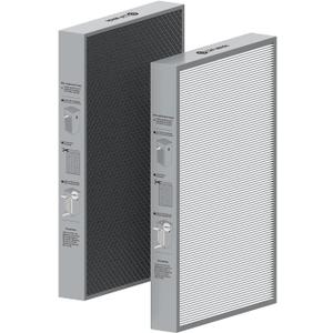 Y1000 Air Purifier Replacement Filter, 2-in-1 H13 True HEPA and High-Efficiency Activated Carbon Filters Set, 1 Set of 2pcs,Y1000Filter