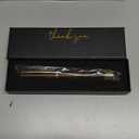 PerKoop 10 Set Thank You Gifts Ballpoint Pens with Gift Boxes Bulk Valentines Appreciation Gifts for Employee Coworker Staff Nurse Teacher Team Office Supplies(Brown,Awesome)