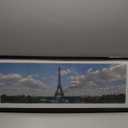 upsimples 12x36 Picture Frame, Display Pictures 10x30 with Mat or 12 x 36 Without, Wall Hanging Long Frames, Black, 1 Pack