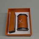 Knife Sharpener Tool, Rolling Knife Sharpener Kit, Knife Sharpening with Diamonds and Ceramic for Steel of Any Hardness, Kitchen knife Sharpener with 15 & 20 Degree Magnetic Angle(Brown)