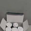 Lapulas Athletic Running Ankle Socks, Low Cut Cushioned Anti-Blister Tab Sports Socks Men Women 6Pairs (Medium, White)