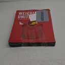 EILISON Highly Advance 2-in-1 Digital & Analog Weighing Scale for Body Weight-400lbs, 4 High Precison GX Sensor Accurate, Thick Tempered Glass, Extra Large Display (Red)