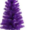 Christmas Tree with Plastic Stand,3-feet, PVC (Purple)