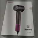 SHRATE Professional High Speed Ionic Hair Dryer | Ultra-Fast Drying | 500 Million Negative Ions | Low Noise | 160000 RPM | Compact Blow Dryer with Magnetic Diffuser for Faster Drying All Hair Types (Grey)