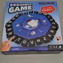 Word Game Family Board Games for Kids & Adults with 2 Modes,220 Topic Categories 24 Letters Pressing Games,Fun Fast-Paced Learning Game with English Pronunciation for Boys Girls Age 3+,35 Cards,Blue