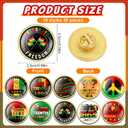 3 x 60Pcs Juneteenth Party Favors Bulk Include 30 Juneteenth Freedom Day Button Pins and 30 Happy Juneteenth Silicone Bracelets for 1865 Black Emancipation Day Activity Supplies Gifts