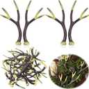 Jetec 12 Pcs Hunting Birthday Party Decorations Supplies Deer Hunting Birthday Decoration Table Centerpieces DIY Paintable Weddings and Camo Party Celebrations for DIY Crafts