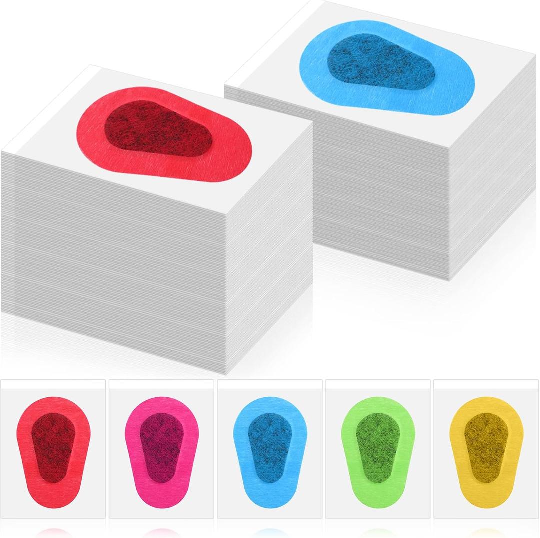 120 Pcs Adhesive Eye Patches, Eye Patches for Adults Pad Disposable Eyepatch Latex Free Adhesive Bandages for Adult(3.3 x 2.3 Inches,Multicolor)