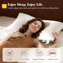 LIANLAM Luxury Goose Feather Down Pillow - 13(1 Pack,Standard(20"x26"))
