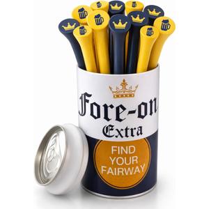 Funny Golf Tees | Golf Accessories for Men | Top Golf Gifts for Men & Unique Golf Gifts for Golfers | Premium Golf Stuff & Golf Bag Accessories | Wooden Bamboo Tees