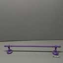 Allied Brass RD-31/30-LVN Retro Dot Collection 21.5 Inch Towel Bar, Lavender