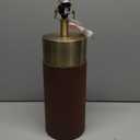 Brown PU Leather Table Lamp for Living Room